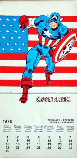 Marvel Kalender 1976