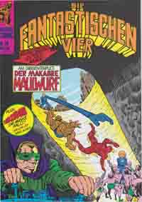 Williams Recht Marvel die fantastischen Vier Cover