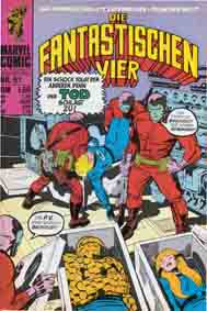 Williams Recht Marvel die fantastischen Vier Cover