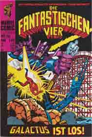 Williams Recht Marvel die fantastischen Vier Cover