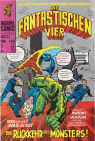 Williams Recht Marvel die fantastischen Vier Cover