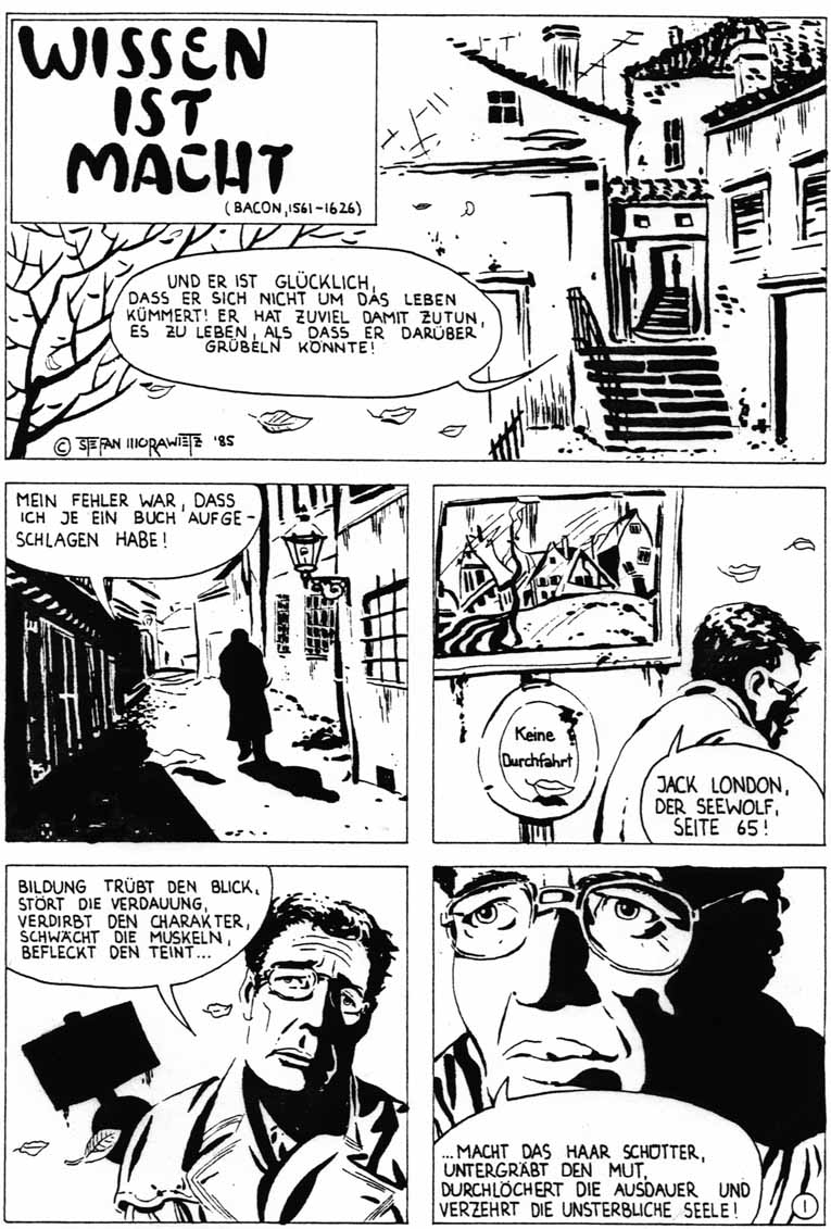 kostenloses Amateurcomic Wissen ist Macht