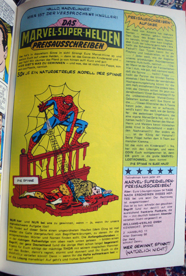 Anzeige Bastelsatz Spinne Spider-Man