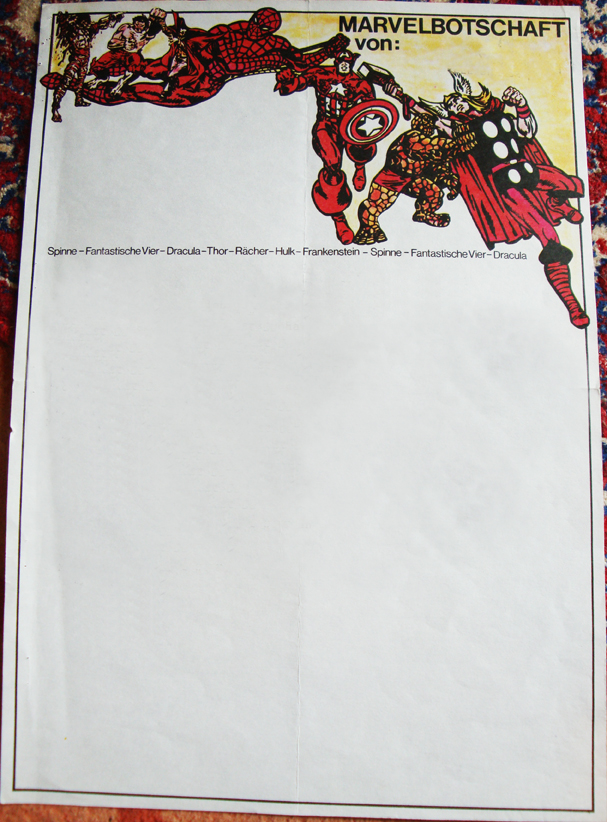 Marvel Briefpapier Williams-Verlag