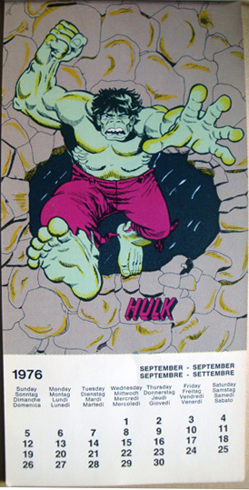 Marvel Kalender Williams-Verlag
