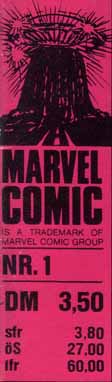 Marvel Comic Sonderausgabe