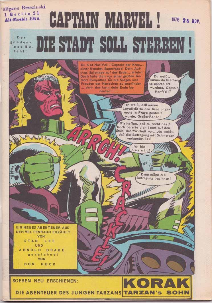 HIT-Comics Captain MarvelSplash Page