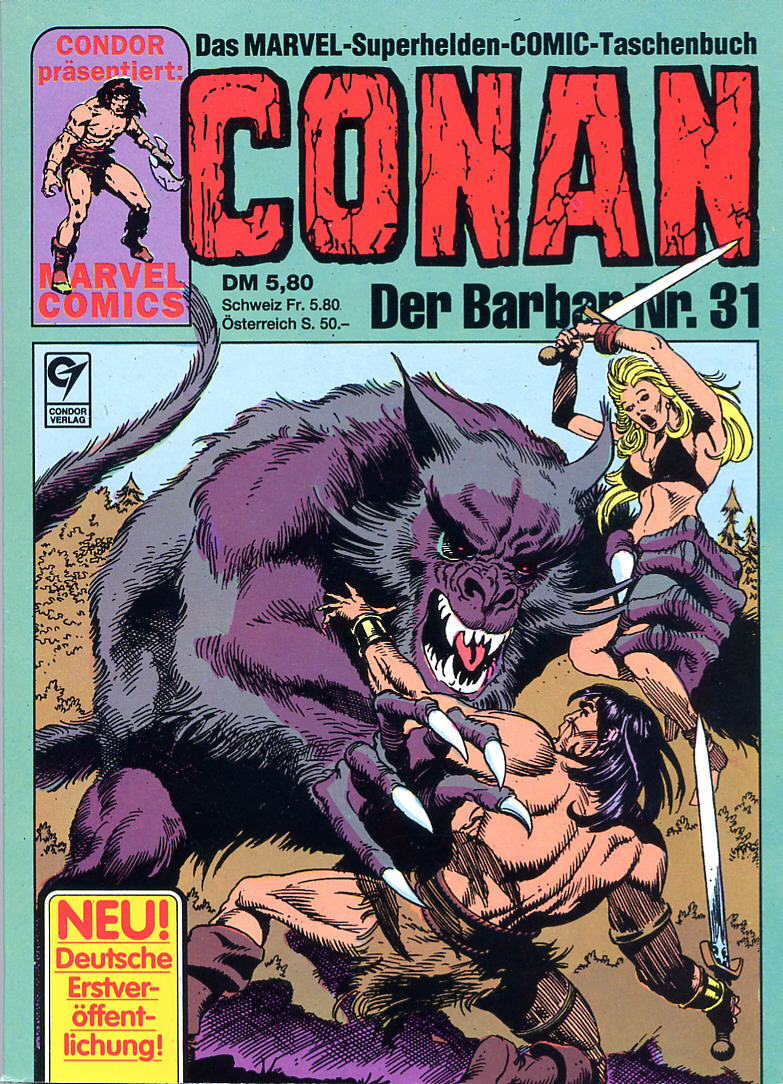Conan der Barbar Taschenbuch Condor